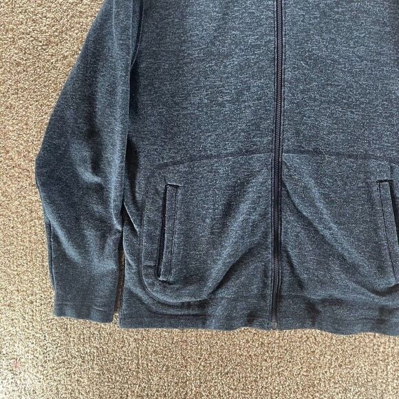 Columbia Sweatshirt Adult Extra Large Blue Full Zip Outdoors Hiking Casual Poly - Picture 5 of 11